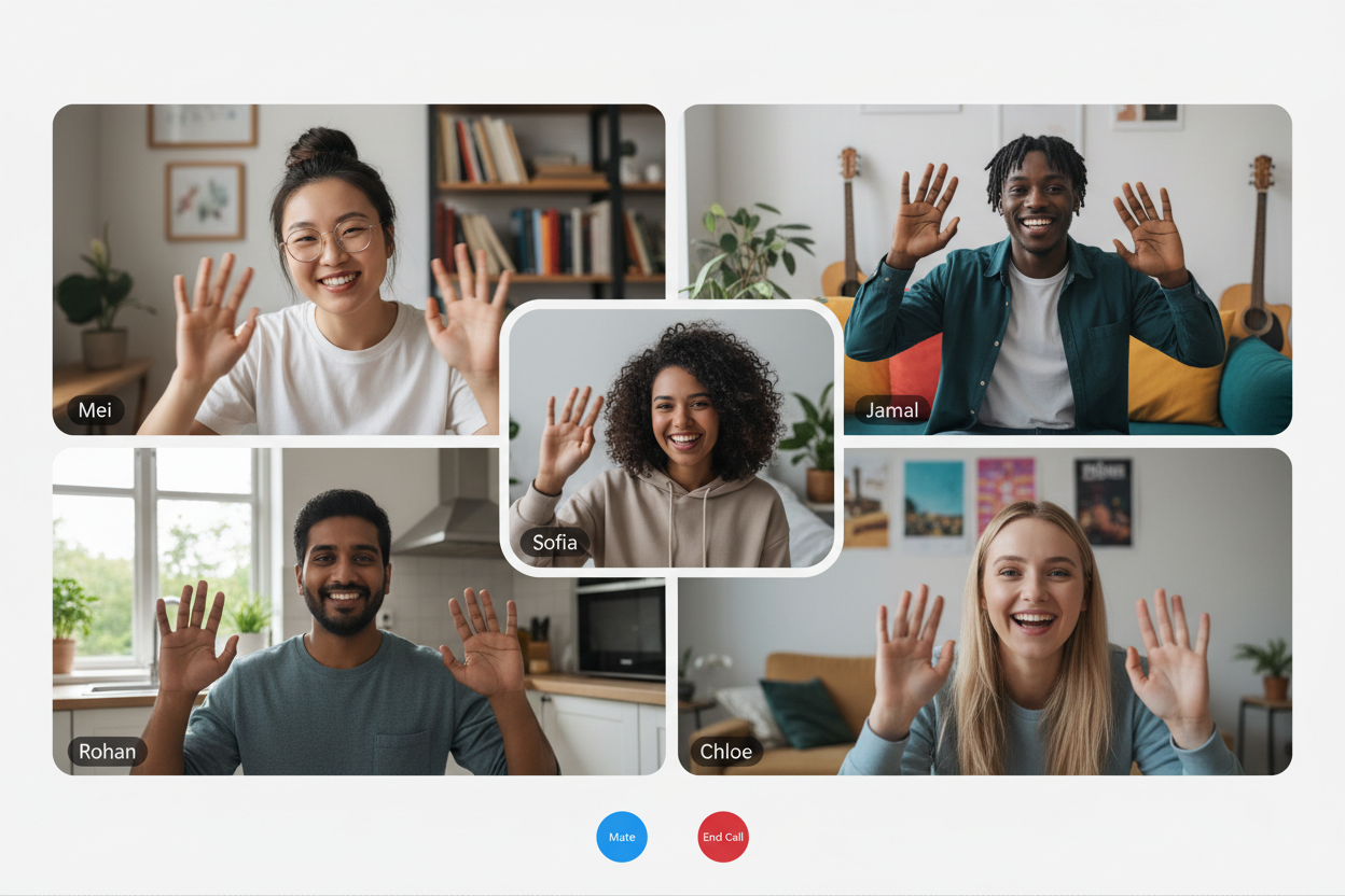 I wanna see all the studens on the screen